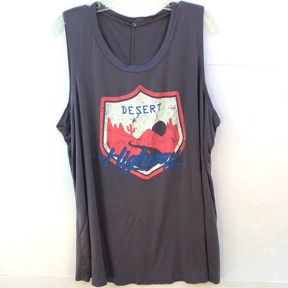 ModCloth desert highway cactus tank Top 3X - Picture 4 of 5